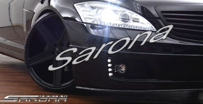 Custom Mercedes S Class  Sedan Front Bumper (2007 - 2013) - $2390.00 (Part #MB-120-FB)